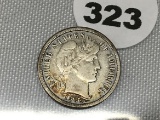 1909 Barber Dime