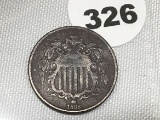 1868 Shield Nickel