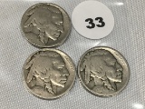 1914, 14-D, 14-S Buffalo Nickels