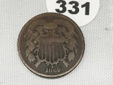 1869 2 Cent Piece