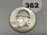 1964-D Washington Quarter, UNC