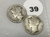 1923, 23-S Mercury Dime