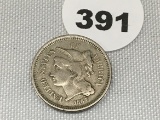 1867 Three Cent Nickel