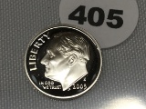 2005-S Proof Silver Roosevelt Dime