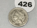 1871 Three Cent Nickel