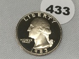 1983-S Proof Washington Quarter