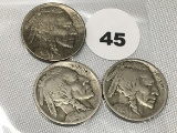 1916, 16-D, 16-S Buffalo Nickel