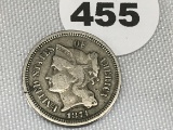 1874 Three Cent Nickel