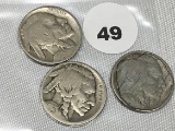 1917, 17-D, 17-S Buffalo Nickels