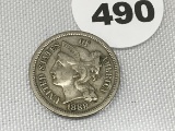 1888 Three Cent Nickel
