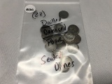 Lot of (22) Drilled, Damaged, Poor Seated Dimes