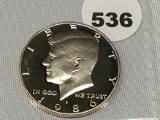 1986-S Proof Kennedy Half