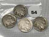 1918, 18-S, (2) 18-D Buffalo Nickels