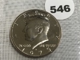1973-S Proof Kennedy Half