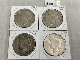 (4 X $) 1926-D, (3) 1922-D Peace Dollars