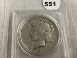 1921 Peace Dollar