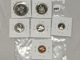1971 Canada 6 pc. Proof Set in 2 X 2's