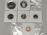 1980 Canada 6 pc. Proof Set in 2 X 2's