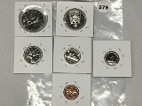 1981 Canada 6 pc. Proof Set in 2 X 2's