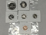 1987 Canada 6 pc. Proof Set in 2 X 2's