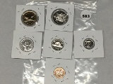 1989 Canada 6 pc. Proof Set in 2 X 2's