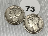 1930, 30-S Mercury Dimes