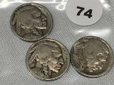 1924, 24-D, 24-S Buffalo Nickels