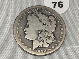 1893-CC Morgan Dollar