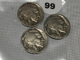 1929, 29-D, 29-S Buffalo Nickels