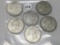 (6 X $) 1921 Morgan Dollars, (1-D, 1-S)