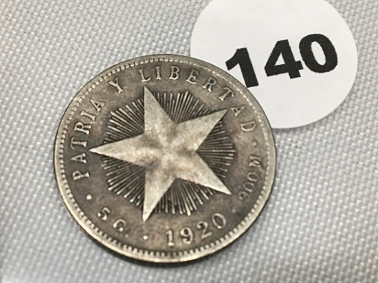 1920 5 G. Centavos
