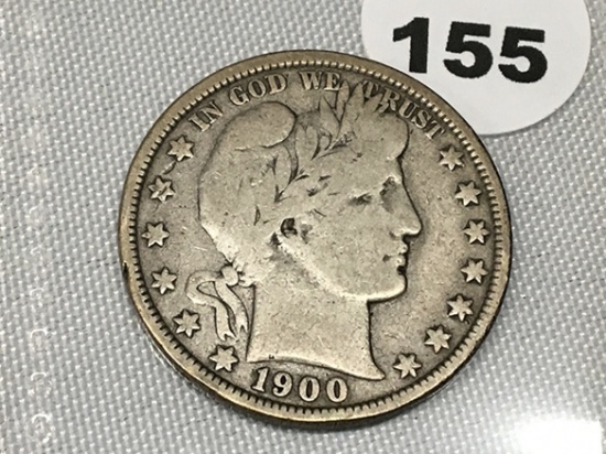 1900-O Barber Half