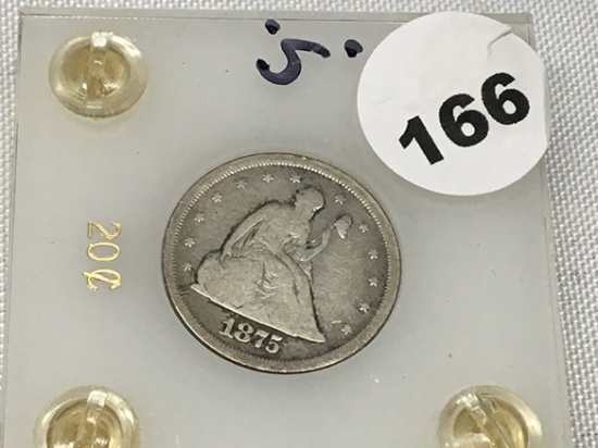 1875-S Seated 20 Cents