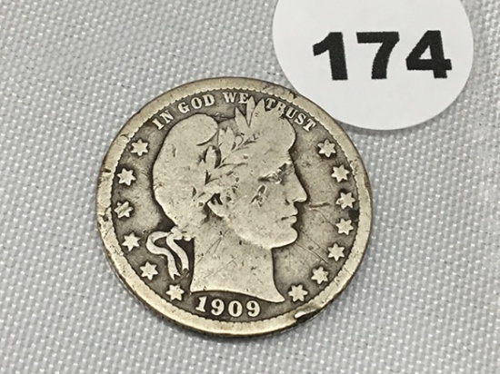 1909 Barber Quarter