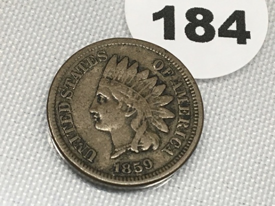 1859 C/N Indian Cent