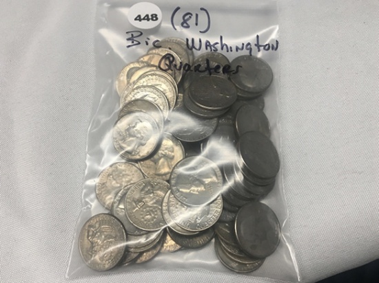 (81) Bic. Washington Quarters