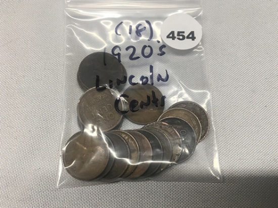 (18) 1920's Wheat Cents