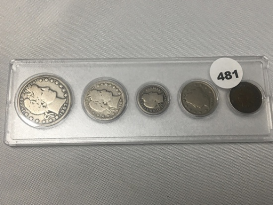 5 pc 1907 Type Set