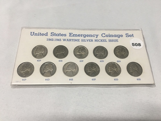Wartime Silver Nickels