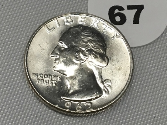 1962-D Washington Quarter