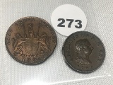 1806 Britannia, 1808 Ten Cash (India)