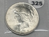 1922 Peace Dollar, AU