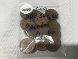 (33) 40's, 50's, 60's Canadian Cents