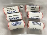 (6) Rolls Presidential Dollars
