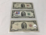 1953 (Red), 1963 (Red), 1976 Two Dollar Bills