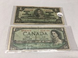 Canada Currency 1937 & 1954