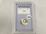 1976-S Kennedy Half AACGS MS64