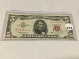 1963 (red) $5 Note