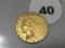 1911 $2 1/2 Indian Gold