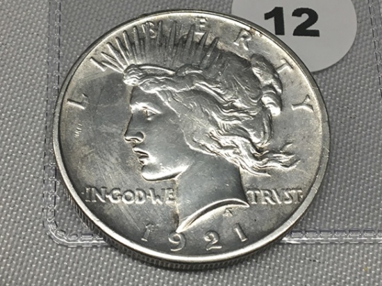 1921 Peace Dollar